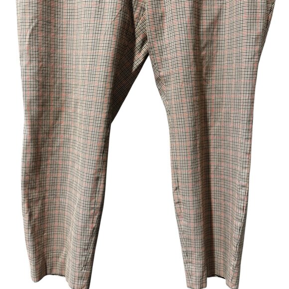 Banana Republic Sloan Tartan Plaid Wide Leg Pants | Size 18 - Picture 3 of 4